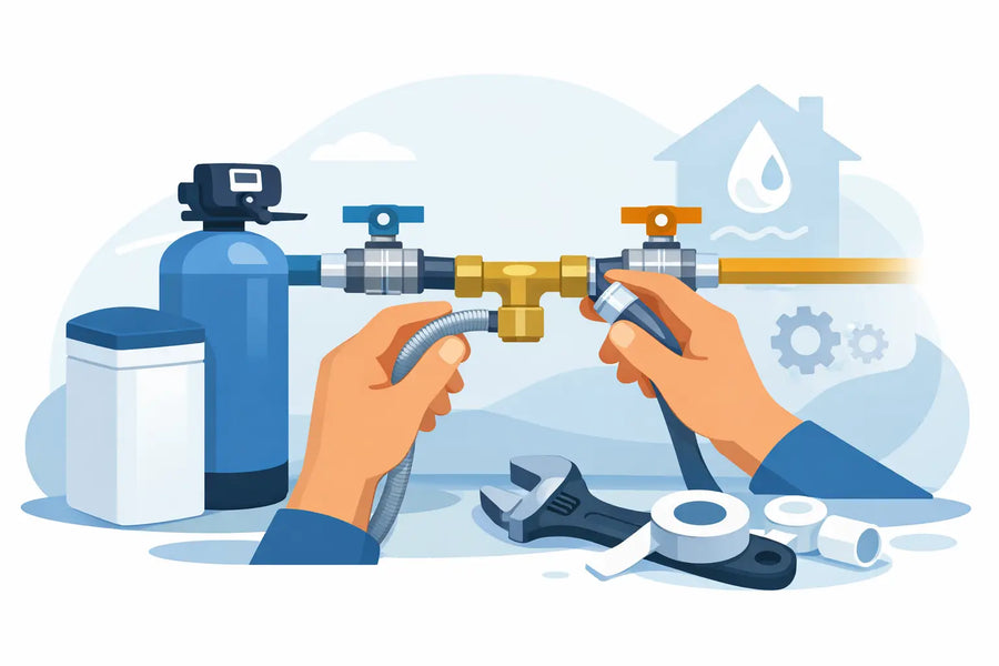 Softener Pipework Connection Made Simple