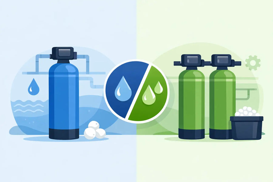 Single Tank Versus Twin Softeners Compared