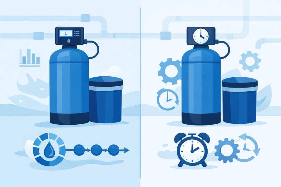 Metered vs Timed Water Softener Compared