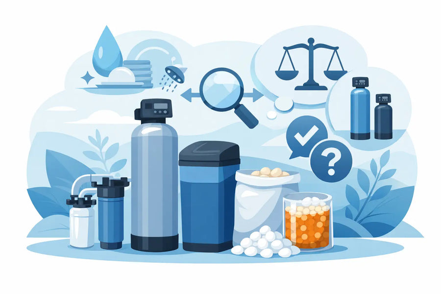 How to Choose Water Softener Size and Type