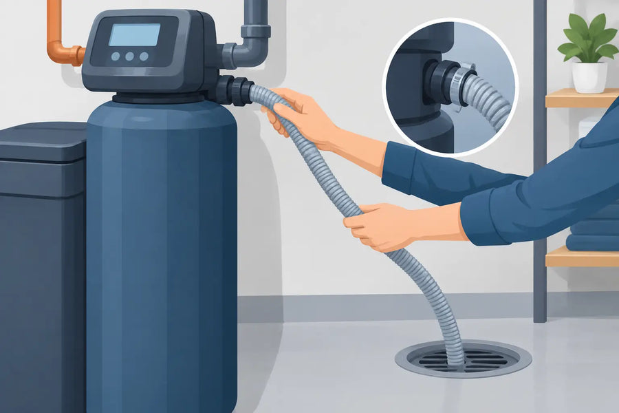 How to Install a Softener Drain Hose Safely