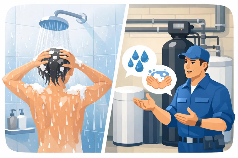 Why Is Soft Water Slippery After a Shower?