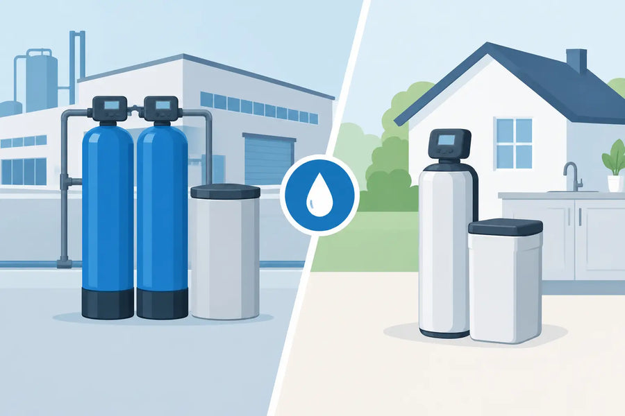 Commercial Softener Versus Domestic Softener