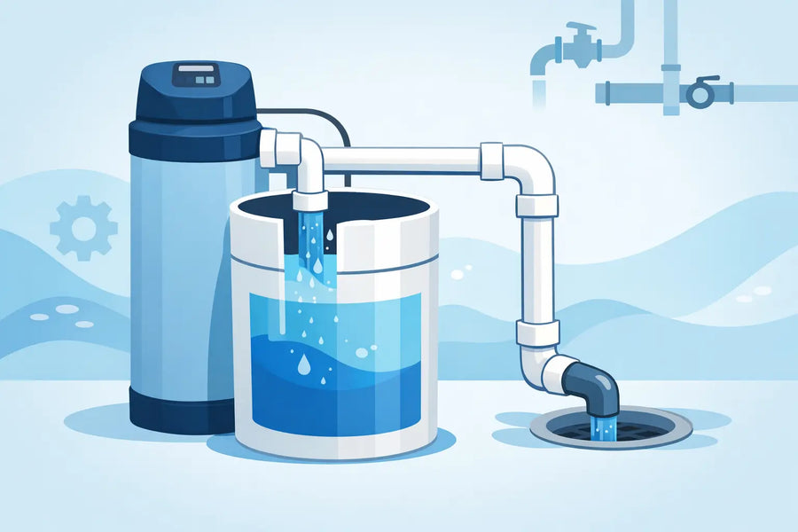 How to Plumb Softener Overflow Without Leaks