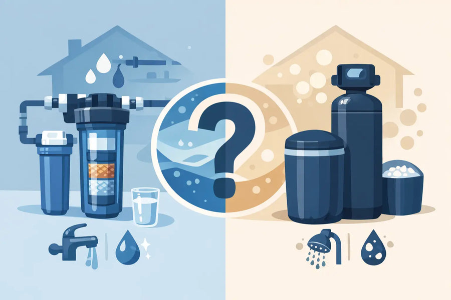 Whole House Filter vs Softener: Which One?