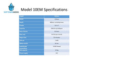Water softener electronic meter control specifications.