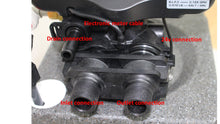 Water softener electronic meter control connections.